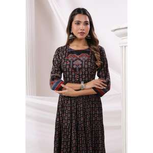 Stylish Digital Printed Suit Kurti Set <b>Kurta</b> Set Long Ladies Kurtis <b>for</b> <b>Women</b> Ethnic <b>Women's</b> Cloth and <b>Women</b> In Wholesale Price - Product Image 5
