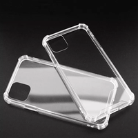 Coins renforcés transparents anti-chocs TPU transparent Anti jaune pour coques de téléphone samsung pour IPhone 15 14 plus 11 12 13 Pro Max