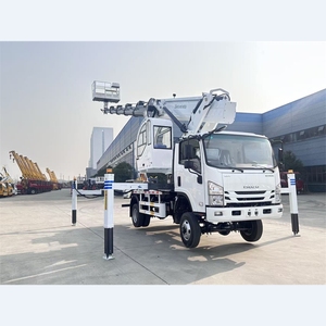 Nuevo Camión con Plataforma Elevadora Telescópica ISUZU NPR 4X2 4X4, Diésel, Volante a la Izquierda/Derecha, 30m, para Trabajos Aéreos, en Venta - Product Image 6
