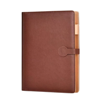 Carpeta de 6 anillas, diario A5, línea rayada, páginas interiores, de notas de cuero marrón Bloc, carpeta de cuaderno de hojas sueltas