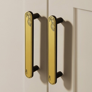 New Chinese Style Fan Pattern Brushed Zinc Alloy Cabinet Pulls &amp; Round <strong>Knobs</strong> for Kitchen Cabinets Wardrobes <strong>Drawers</strong> - Product Image 4