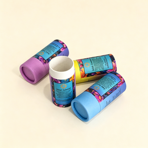 Tube en carton biodégradable écologique pour emballage de déodorant solide en gros - Product Image 1