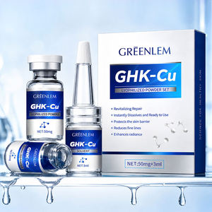 GREENLEM GHK-Cu Poudre Lyophilisée avec Extrait Végétal et Mélange de Peptides, Durée de Conservation de 3 Ans, pour Femmes Adultes - Product Image 1