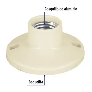 Master con unità 100 porta lampada in bachelite, 3-1/2 ', Volteck - Product Image 2