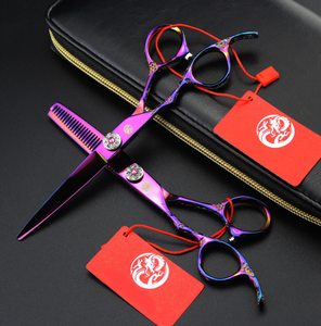 5.0,/5.5/ 6.0 Inch Bán Buôn Chuyên Nghiệp Thợ Làm Tóc Cắt Barber Flat Hair Dressing Scissors - Product Image 2