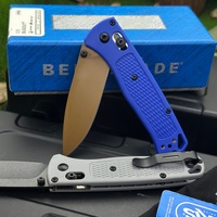 Couteau pliant Bug-out BM535 EDC, lame en acier inoxydable, manche en fibre de nylon, couteau de poche tactique d'extérieur, en stock aux États-Unis, ODM OEM