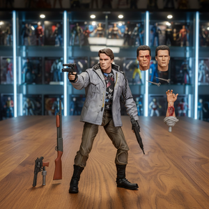 NECA Le Terminator T800 Version Endommagée par la Bataille <span class=keywords><strong>Arnold</strong></span> Schwarzenegger Robot Figurine d'Action en PVC de 7 Pouces Vente en Gros - Product Image 5