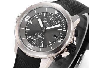 Montres mécaniques de haute qualité avec un design tendance, fonction calendrier, bracelet noir, très vendues - Product Image 3