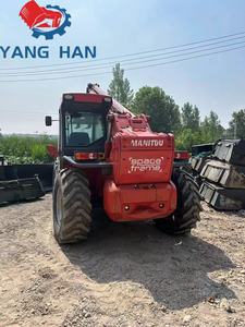 Manipulador telescópico usado de alto rendimiento, 8m, 4,5 toneladas, carretilla elevadora telescópica Manitou, carretilla elevadora diésel y carretilla elevadora de segunda mano - Product Image 5