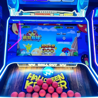 Machine de jeu de tir de balles d'arcade à monnayeur avec distribution de tickets pour enfants, pour parcs d'attractions et centres commerciaux