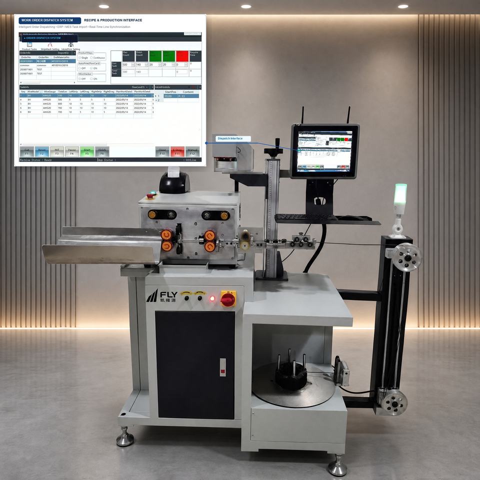 Automatic Wire and Cable Cutting Stripping Machine Laser Marking ...