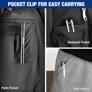 Linterna LED UV Personalizada, Linterna de Aluminio, Potente Mini Linterna de Bolsillo, Linterna de Camping Ligera, ODM OEM - Product Image 2