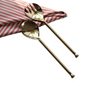 Cucharas de Servir de Latón Tipo Baño María con Diseño de Mango Martillado, Capacidad de 15 ml - Product Image 4