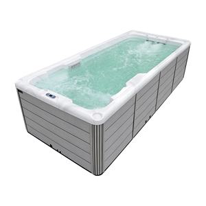 <span class=keywords><strong>Piscina</strong></span> Spa Multifunzione in Acrilico Senza Fine <span class=keywords><strong>con</strong></span> 20 Getti Turbo, Resistente ai Raggi UV, per Esterni - Product Image 1
