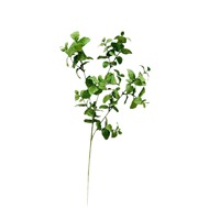 Tanaman Hijau Buatan Nordik, Daun Mint, Daun Dekoratif untuk Rangkaian Bunga, Ornamen Ruang Tamu, Alat Peraga Fotografi