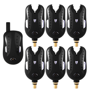 Allarme pesca digitale senza fili morsi S Set ricevitore Sound Alert Kit indicatore Led con custodia portatile - Product Image 1