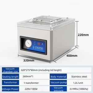 Selladora <span class=keywords><strong>al</strong></span> <span class=keywords><strong>Vacío</strong></span> para Salchichas, Diseño de Ladrillo de 400 mm, Buen Precio, Profesional, Alta Capacidad, Uso Doméstico - Product Image 2