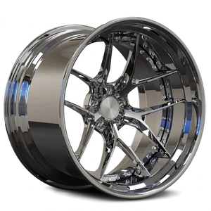 ล้อฟอร์จ Forgex แบบ 2 ชิ้น ขอบลึก ลายตาข่าย ขนาด 18/19/20 นิ้ว 5x112 5x120 5x114.3 ล้ออัลลอย สำหรับ BMW Audi Mercedes Nissan Infiniti - Product Image 4