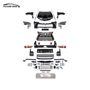 Kit de carrocería mejorado lc200, ajuste Exterior LX570 para Kit de carrocería lc200 2008-2015 Land Cruiser 200 a <span class=keywords><strong>2018</strong></span>, modelo <span class=keywords><strong>LEXUS</strong></span> 570 - Product Image 4