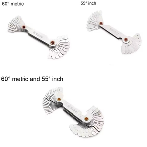 थ्रेड टेम्पलेट संयोजन टेम्पलेट थ्रेड गेज 55 डिग्री ब्रिटिश 60 डिग्री मीट्रिक ब्रिटिश 60 डिग्री मीट्रिक ब्रिटिश एकीकृत गेज - Product Image 5