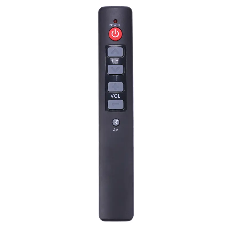 Universal 6 Keys TV Remote Control Pure Learning Infrared Television Replacement Control for Samsun/L-G/Phi-lip/STB/DVD/DVB/HIFI