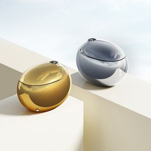 Mattschwarze Smarte Toilettenschüssel <span class=keywords><strong>Bidet</strong></span> Ei-Runde Form Einteilig Automatisch Öffnend mit Fernbedienung für Eiförmige Smarte Toilette - Product Image 2