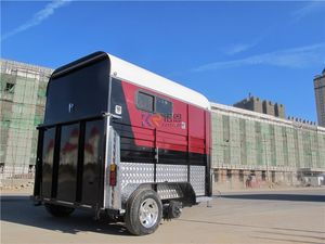 Remolque de Lujo para Caballos 2HAL de Acero, Remolque Móvil Flotante Tipo Camper, Alojamiento Estándar Australiano con Capacidad para 2 Caballos, Carro de Transporte - Product Image 5