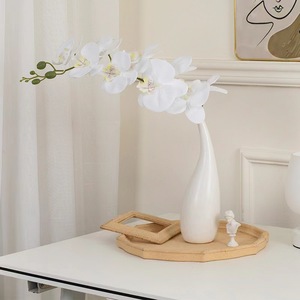 Orchidées Phalaenopsis artificielles 3D imprimées transfrontalières à 9 têtes, fleurs réalistes en soie pour la décoration de la maison et de mariage - Product Image 4