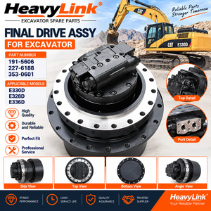 Conjunto de Transmisión Final para Excavadora HeavyLink, Repuesto para E330D E328D E336D, 191-5606 227-6188 353-0601 - Product Image 1