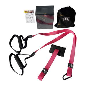 Il <span class=keywords><strong>Kit</strong></span> di <span class=keywords><strong>allenamento</strong></span> <span class=keywords><strong>per</strong></span> la resistenza domestica in Nylon include bracci di estensione <span class=keywords><strong>per</strong></span> ancoraggio della porta e cinghie <span class=keywords><strong>per</strong></span> i piedi avanzate - Product Image 2