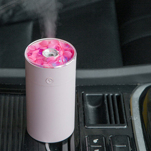 Portable 250ML LED Light Air Humidifier Rechargeable USB H2O Car <strong>Mini</strong> Eternal Flower <strong>Diffuser</strong> for Hotel Electric Essential <strong>Oil</strong> - Product Image 2