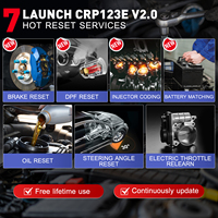 LAUNCH CRP123E V2.0 Escáner de Automóviles OBD2, Herramienta de Diagnóstico Automotriz OBDII para Motor, ABS, Airbag, SRS y Transmisión, Actualización Gratuita de CRP123