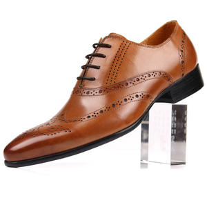 Chaussures Richelieu Pointues en Cuir Véritable de Bœuf à Enfiler, Semelle Extérieure en Caoutchouc Antidérapante, Soutien de la Voûte Plantaire, Imperméables pour Hommes, Idéales pour le Bureau et la Carrière - Product Image 4