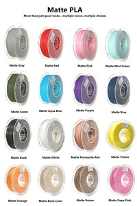 Filament <span class=keywords><strong>PLA</strong></span> Premium pour imprimantes 3D 1KG/Rouleau 1,75 mm Filament <span class=keywords><strong>PLA</strong></span> bicolore <span class=keywords><strong>mat</strong></span> <span class=keywords><strong>noir</strong></span>/rouge texturé <span class=keywords><strong>mat</strong></span> - Product Image 2