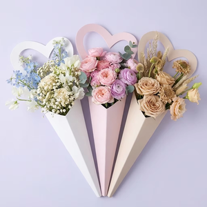 Disponibile: Scatola Ecologica per Composizioni Floreali, Confezione Regalo in Cartone Riciclabile per Negozi di Fiori e Boutique - Product Image 2