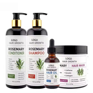 Set de Champú y Acondicionador para el Cuidado del Cabello con Romero, Mejora el Cabello Encrespado y Abultado - Product Image 1