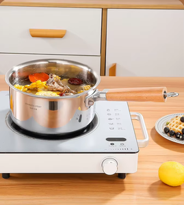 Nouvelle casserole à lait portable, non toxique, avec poignée confortable, en acier inoxydable à trois couches - Product Image 4