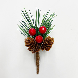 Decoraciones Navideñas de Plástico SuperZ, Ramas de Agujas de Pino, Adornos, Piñas Artificiales, Agujas de Pino, Conjuntos de Regalo Creativos, DIY - Product Image 3