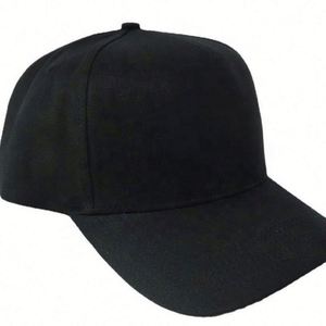 Custom Design 5 Panel a <b>Frame</b> Hats Flat Embroidery Fit Blank Black Wholesale Logo Men Sports Baseball Cap - Product Image 3