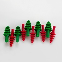 Bouchon en silicone fileté résistant aux hautes températures de vente en gros Bouchon en silicone design arbre fileté