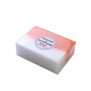 Savon de bain naturel Papaya, produit de toilette, fait à la main, blanchissant, pour le visage, avec acide kojique, San, vente en gros, g