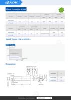 Motor Servo Eléctrico de Alta Inercia JLCMC Leadshine ACM2H-0810 de 1000W de Uso General para Equipos de Automatización