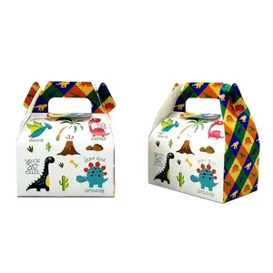Экологически чистые полноцветные картонные коробки с ручкой для свадьбы на день рождения