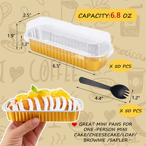 Eco-friendly Recyclable Aluminum <b>Foil</b> Food <b>Container</b> 200ml Disposable Tray with Lid for Hot Cold Food Takeaway and Meal Prep - Product Image 3
