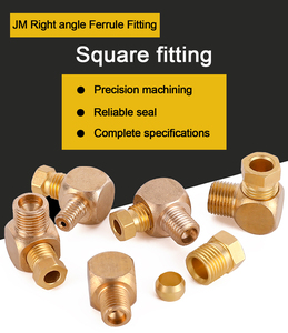 Jm 4 मिमी और 6 मिमी पीतल प्लास्टिक सीधे पाइप फिटिंग संपीड़न फेनियम ट्यूब कनेक्टर चिकनाई हेड मॉडल मशीन उपकरण एडाप्टर - Product Image 4