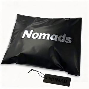 Bolsas Postales Personalizadas de Alta Calidad con MOQ Bajo, Bolsa de Envío Negra Mate con Logotipo, Paquete de Poliéster para Ropa, Sudaderas con Capucha - Product Image 3