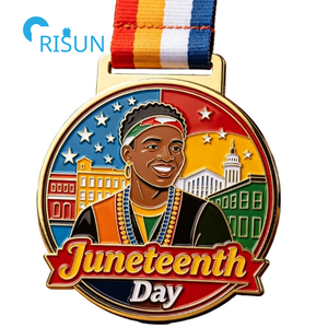 Medallón Personalizado del Día de la Libertad y la Emancipación (Juneteenth) para Afroamericanos, con Diseño Liberal y Herencia Africana - Product Image 5