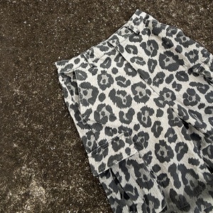 Customized High Quality All Print Leopard Cotton <b>Work</b> <b>Pants</b> Removable Zipper <b>Cargo</b> Shorts Casual Wear <b>Cargo</b> <b>Pants</b> Men Baggy - Product Image 4