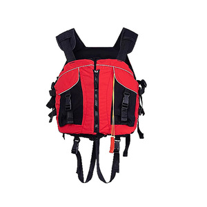 Gilet de sauvetage gonflable Beetle Sports, taille unique, rouge, durable, pour le surf, le kayak, le dragon boat, le rafting - Product Image 1