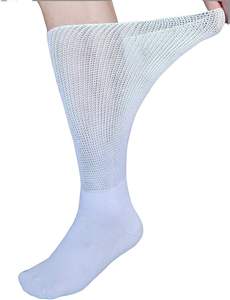 2024 Extra Width Comfortable Non Binding <strong>Women</strong> Knee High Special <strong>Socks</strong> for <strong>Diabetic</strong> People - Product Image 2